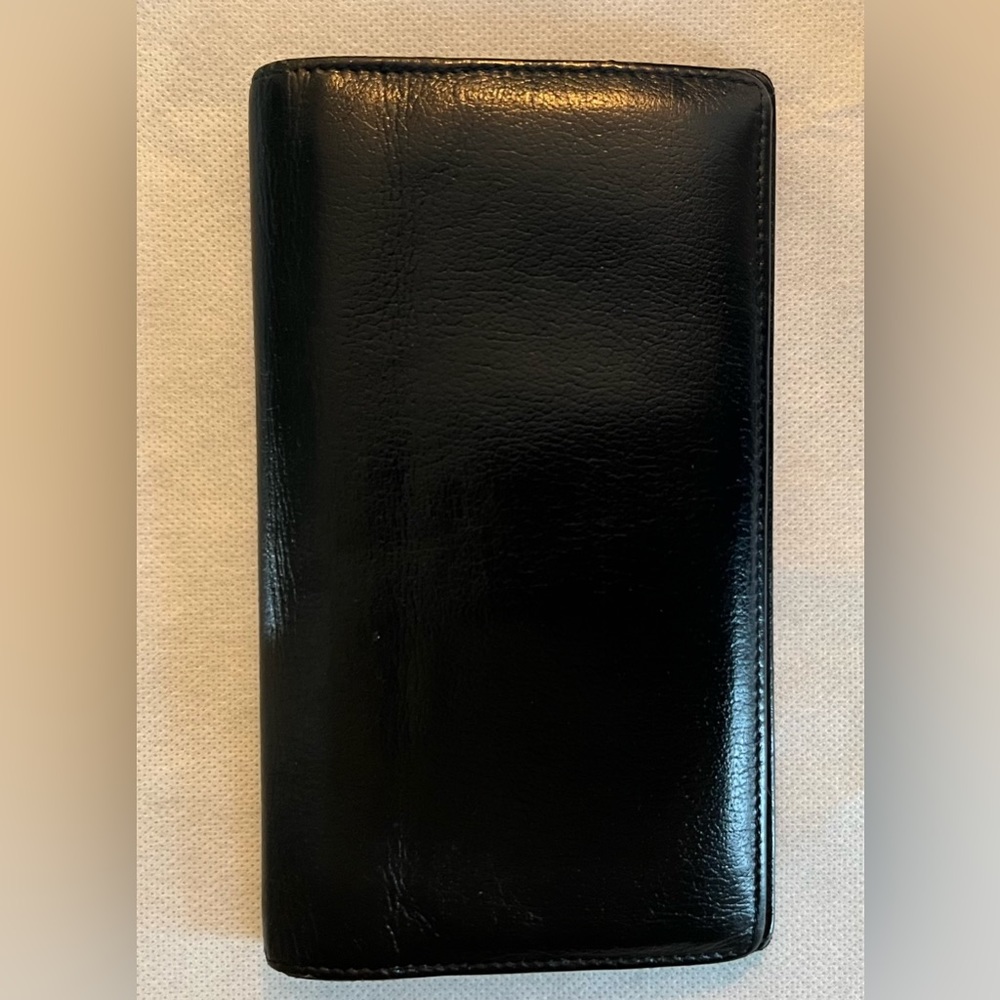 CHANEL Camellia Coco Black Leather Bifold Long Wallet - Picture 5 of 16